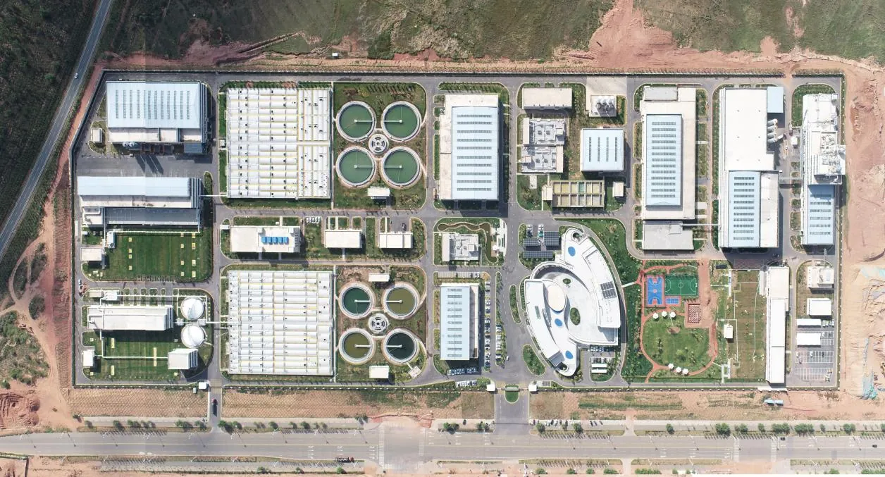 Mengsu Zero-Carbon Park Industrial Wastewater Reclamation Plant, Ordos (100,000 m³/d)